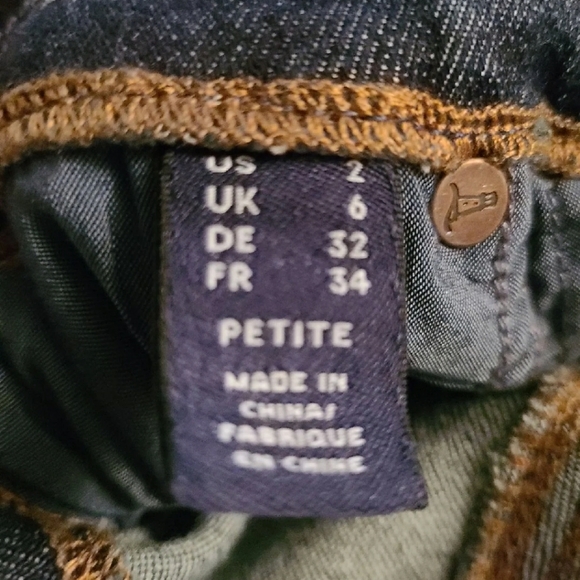 Womens 2P Lands End Skinny Jean Jegging New - Picture 4 of 5